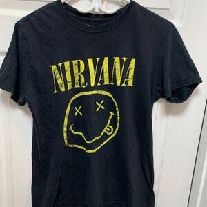 NIRVANA BAND MENS TEE